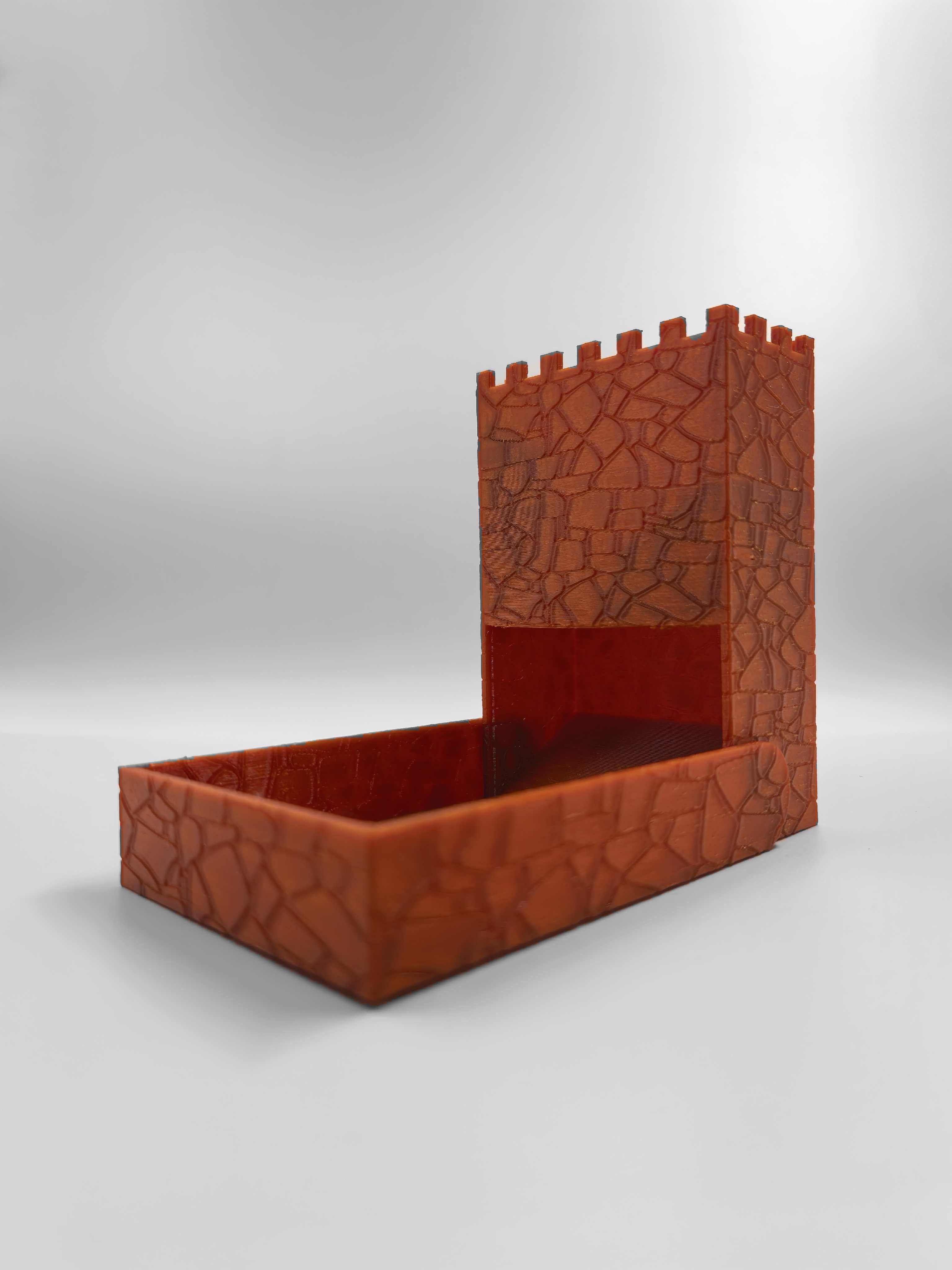 Dice Tower Wooden - Menara Dadu Lipat untuk Permainan Papan