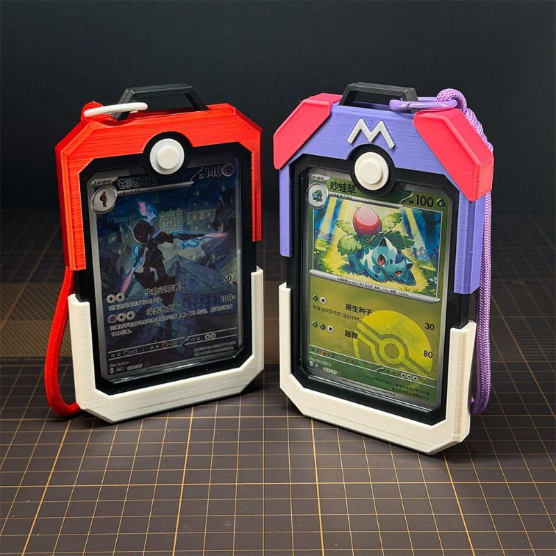Board Game Design - Penutup Kartu Vertikal Poke Ball untuk