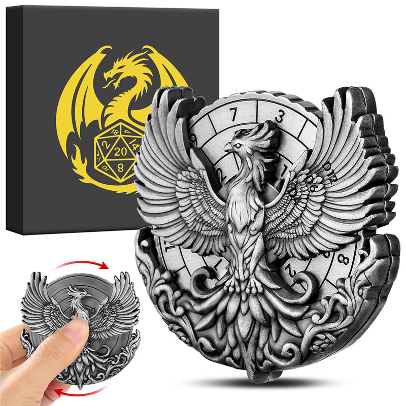 Dice Tower Wooden - 7-in-1 Phoenix Dice Spinner Roda Dadu