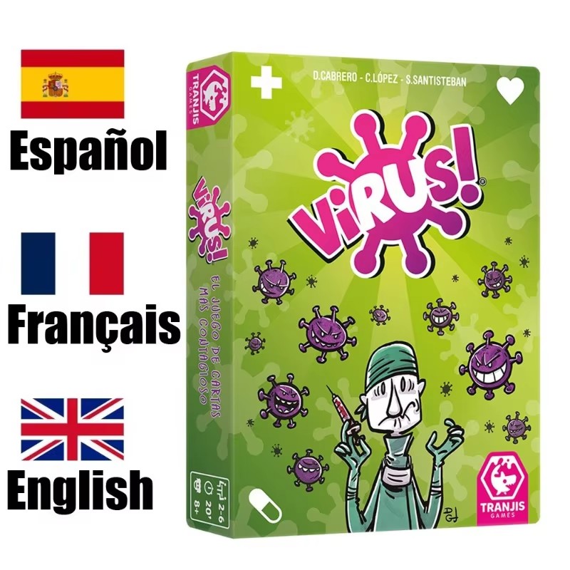 Board Game Virus - Kartu Permainan Interaktif Virus Super Baru