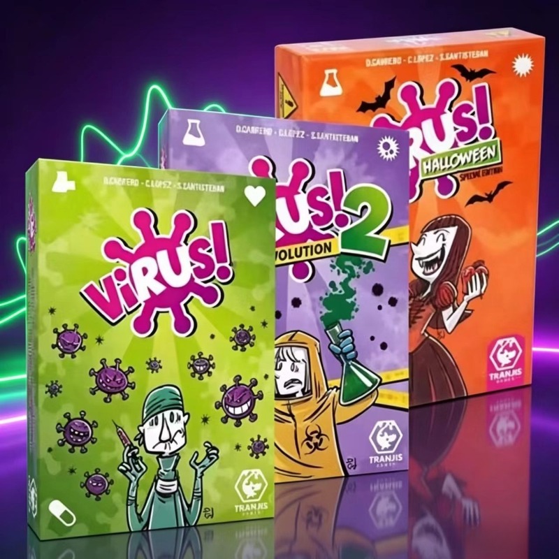 Board Game Virus - Set Permainan Kartu Strategi Keluarga Seri