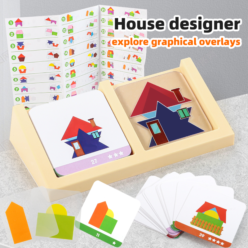 Board Game Design - Perancang Rumah Anak, Mainan Papan, Puzzle