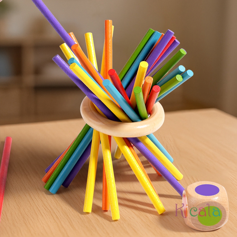 Permainan Montessori Papan Kay - Dice Tower Wooden ulasan dan harga