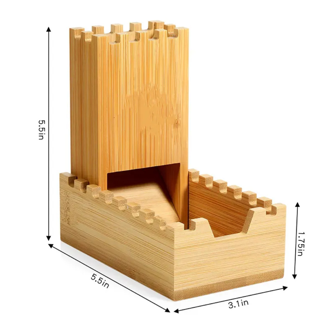 Kotak Penyimpanan Lipat Menara - Dice Tower Wooden ulasan dan harga