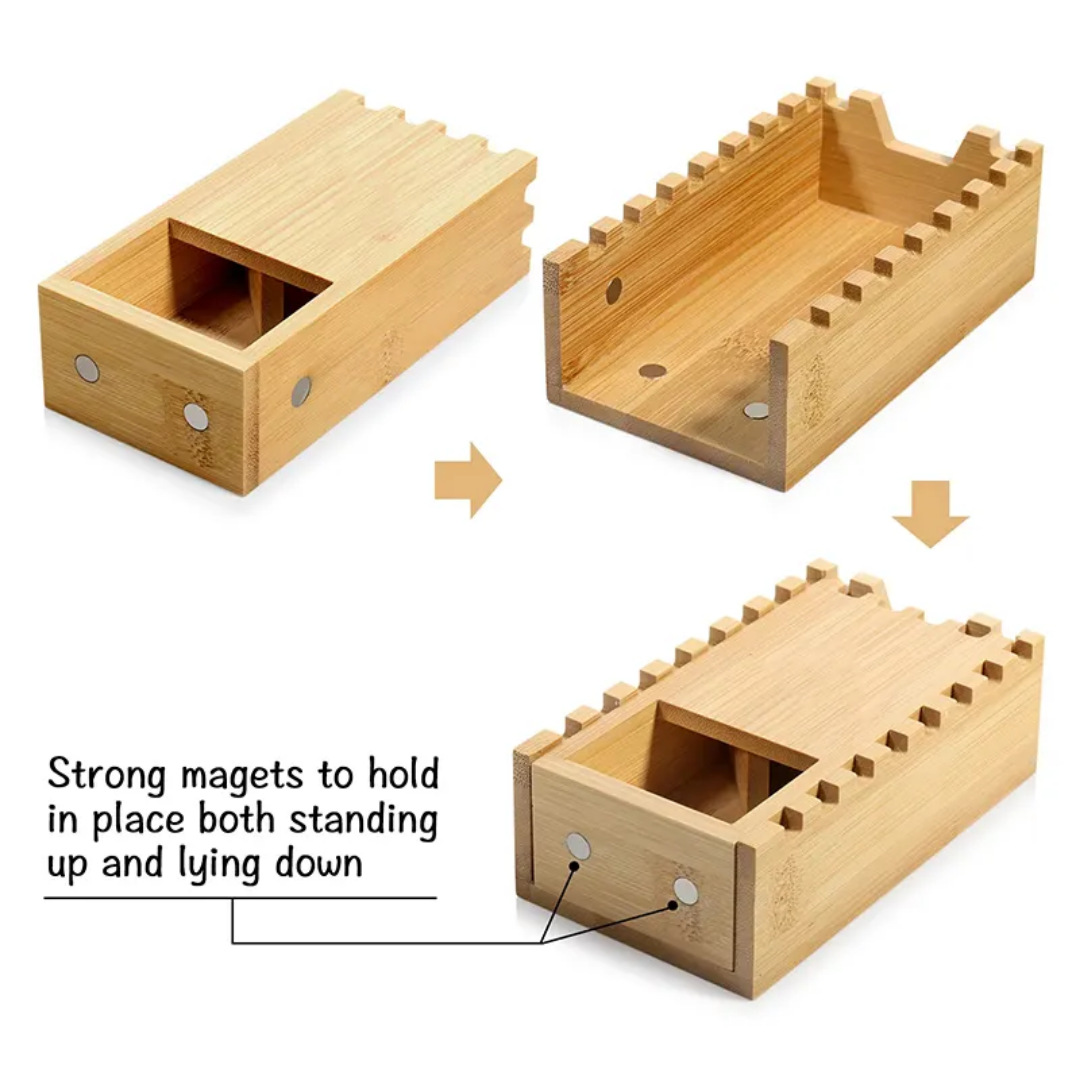 Kotak Penyimpanan Lipat Menara - Dice Tower Wooden ulasan dan harga