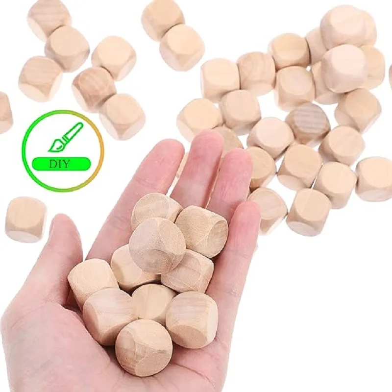 10 buah D6 6 sisi dadu kayu ko - Dice Tower Wooden ulasan dan harga