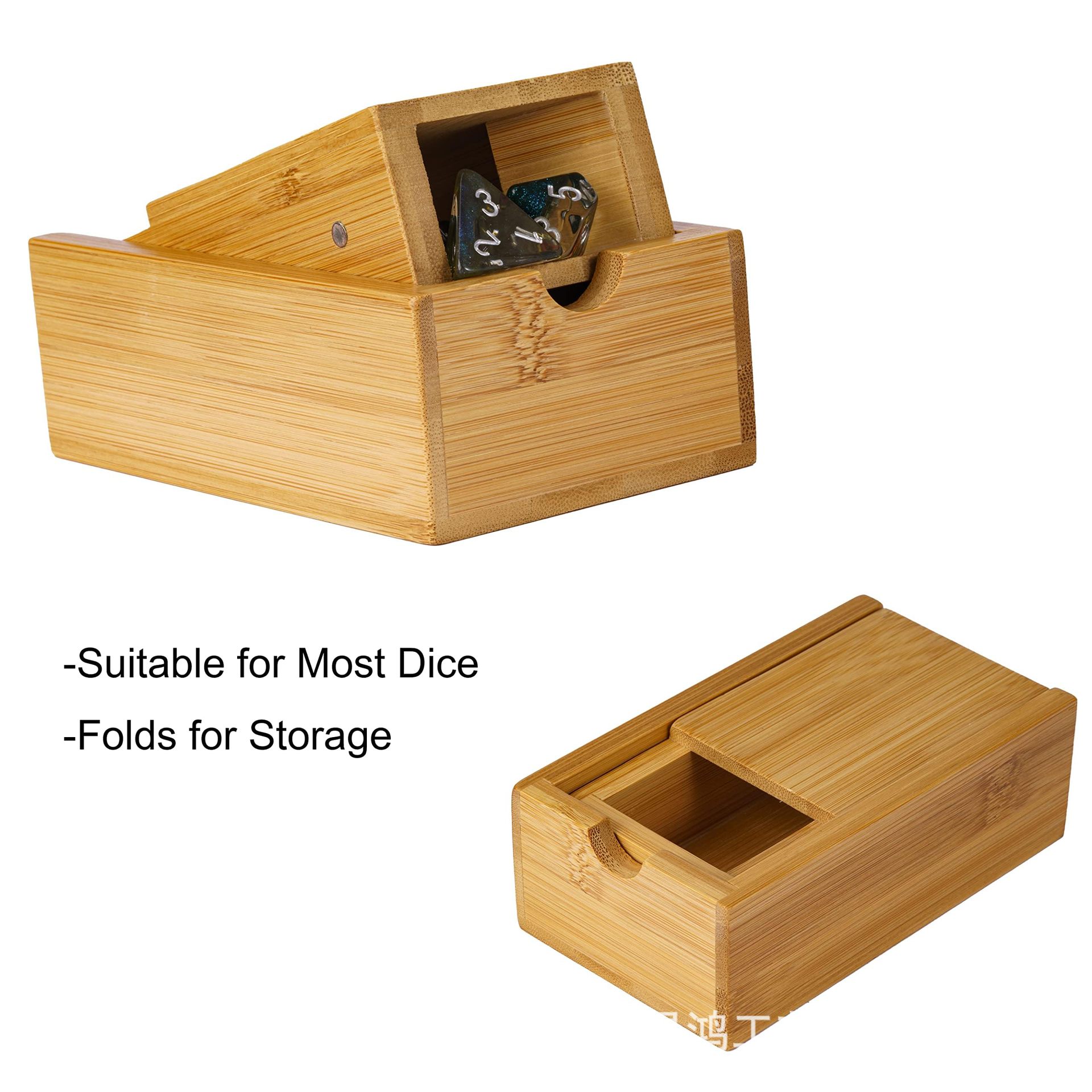 Kotak Penyimpanan Dadu Kayu Li - Dice Tower Wooden ulasan dan harga