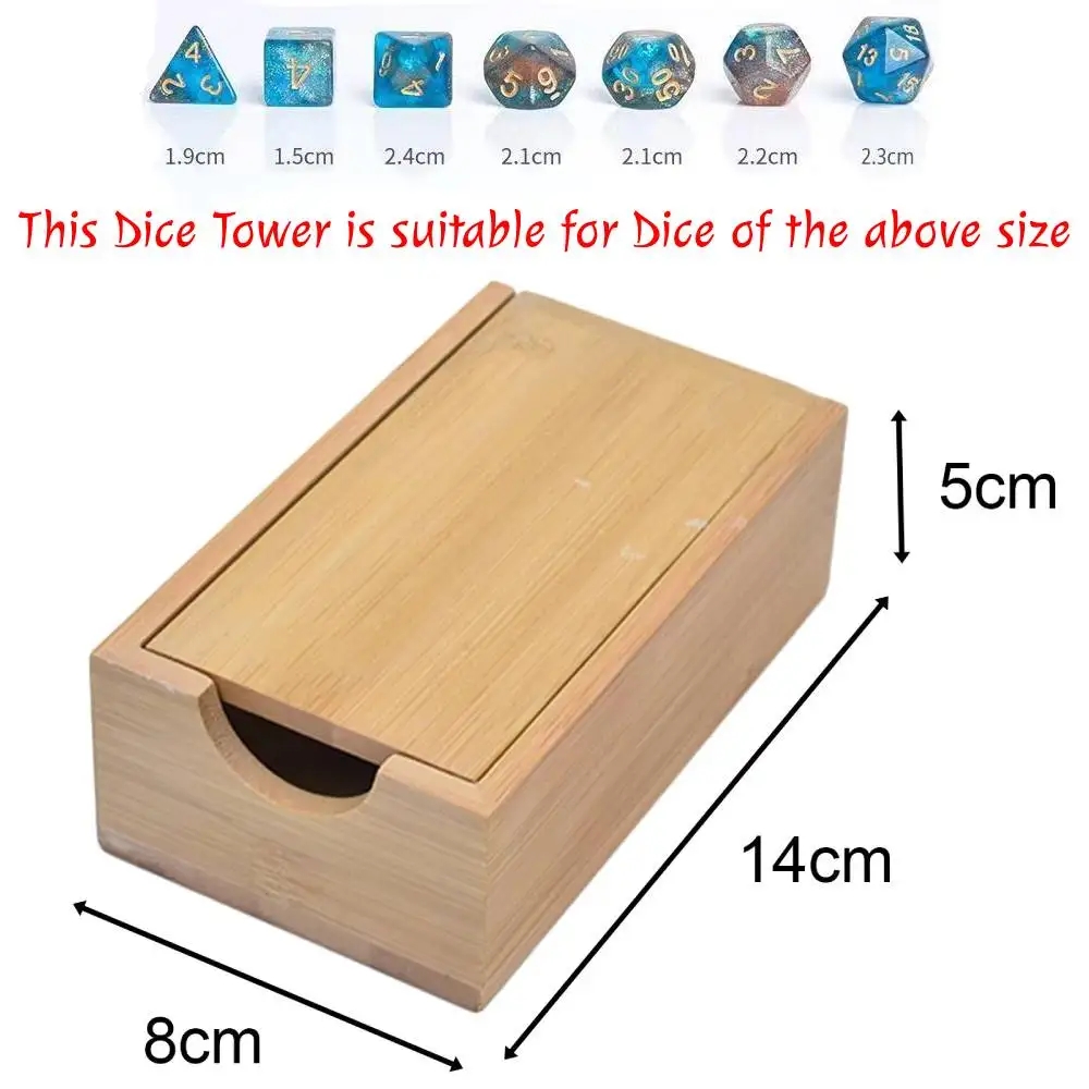 Kotak Penyimpanan Dadu Kayu Li - Dice Tower Wooden ulasan dan harga