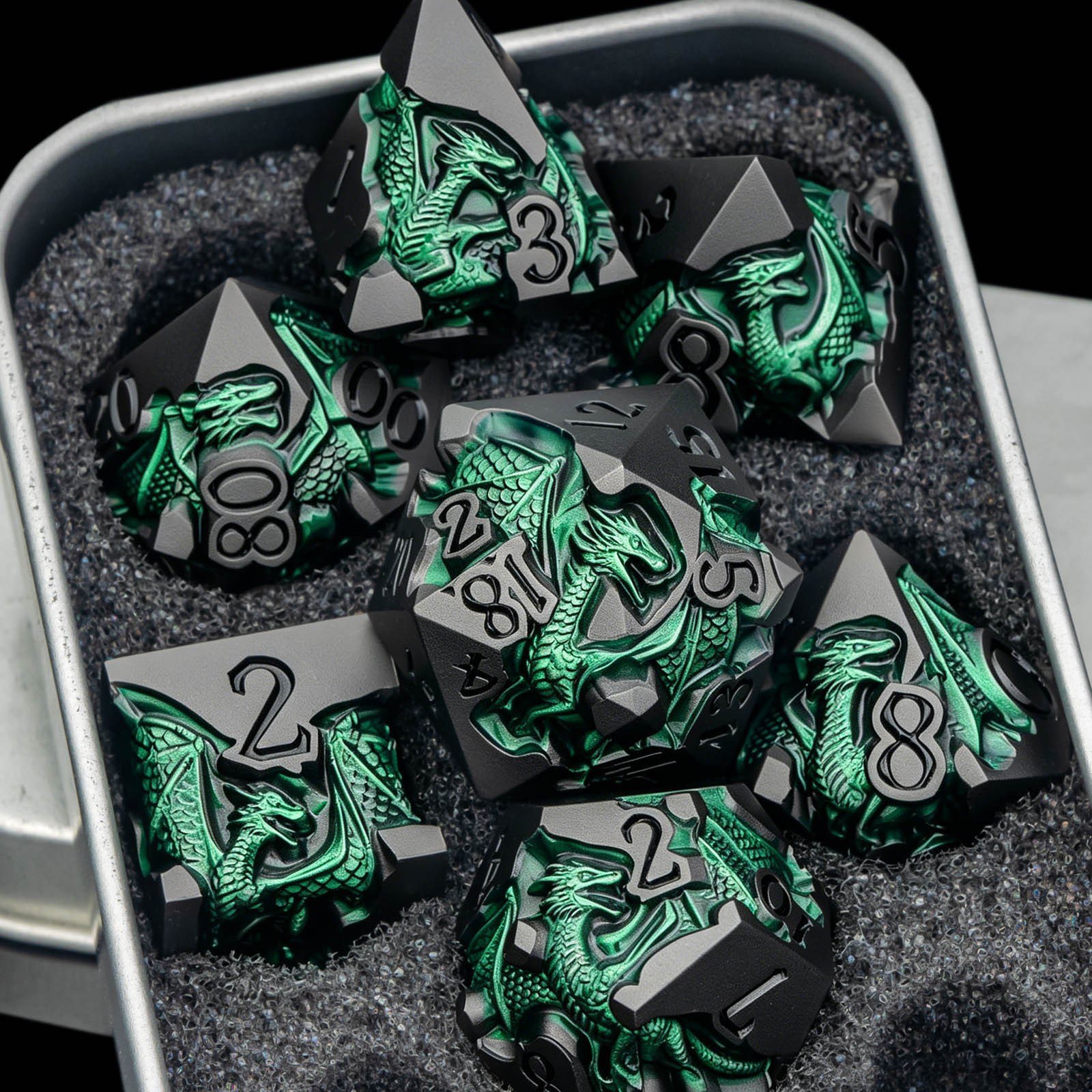 Set Dadu Dragon DND untuk Perm - Dice Tower Wooden ulasan dan harga