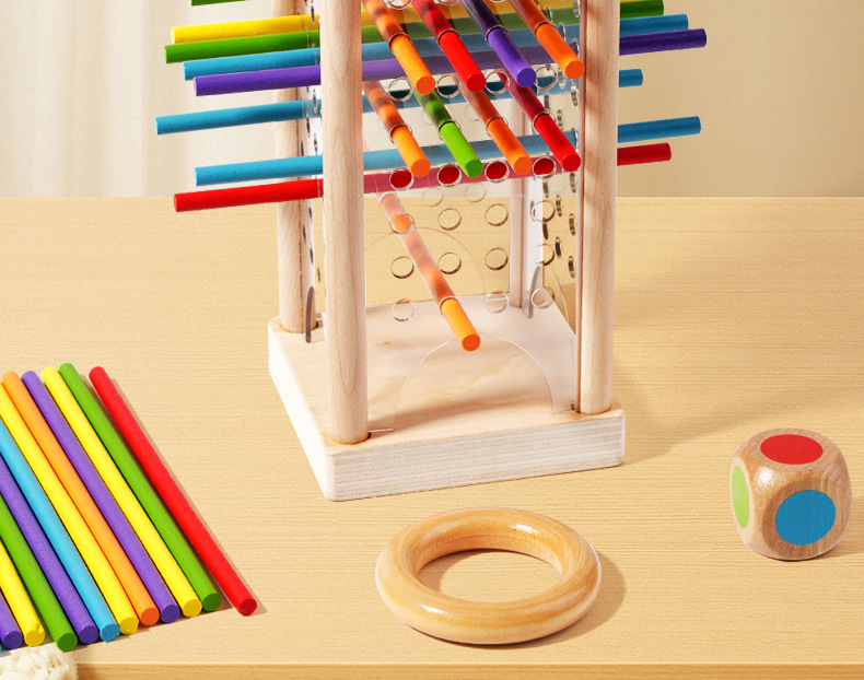 Mainan Edukatif - Permainan Da - Dice Tower Wooden ulasan dan harga