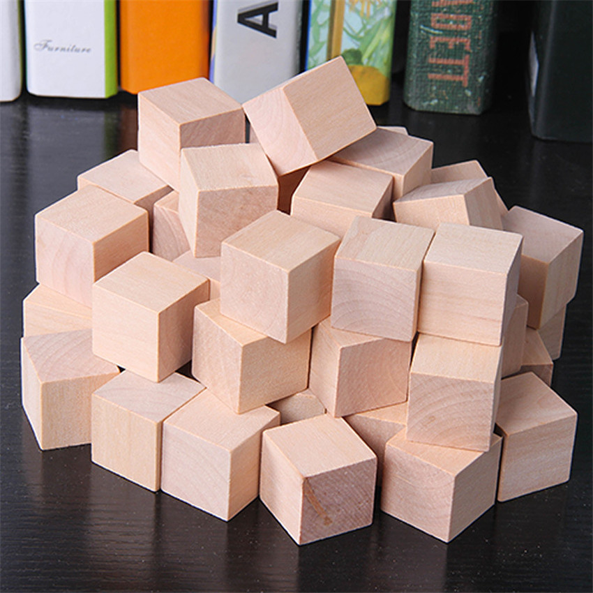 30 Buah/Lot 2X2CM Mainan Blok  - Dice Tower Wooden ulasan dan harga