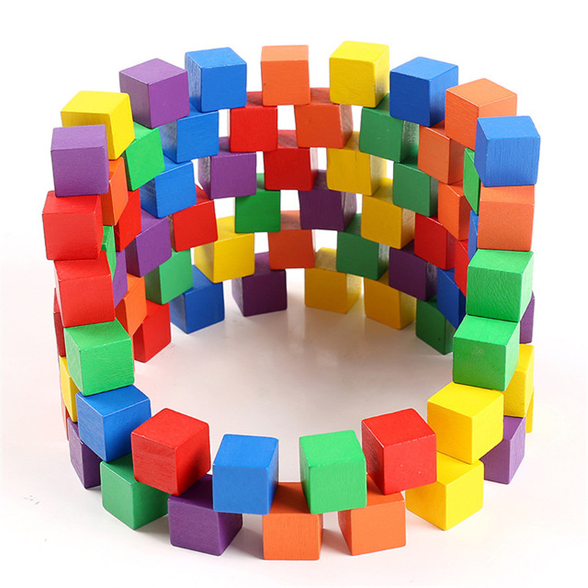 30 Buah/Lot 2X2CM Mainan Blok  - Dice Tower Wooden ulasan dan harga